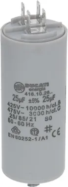 CAPACITOR µF 59 250V 50/60Hz, 600018
