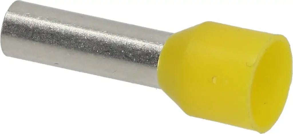 YELLOW END PIPE 6x12 mm 100 PCS, 3051176