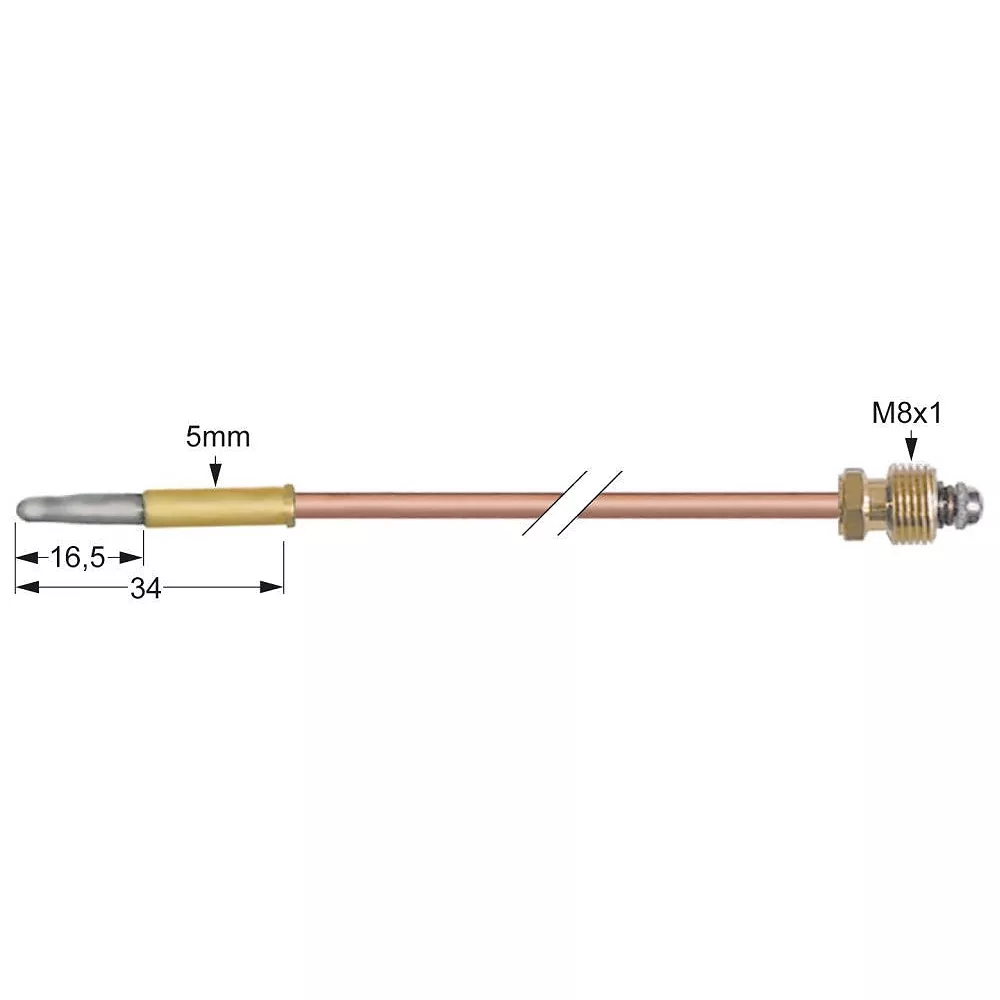 THERMOCOUPLE M10X1 L 320MM PLUG, 10478880