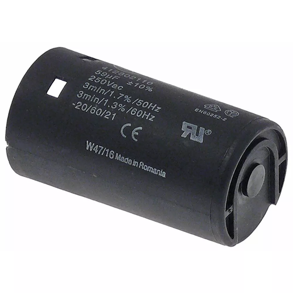 CAPACITOR µF 59 250V 50/60Hz, 600018