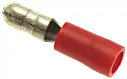 CABLE TERMINAL RED PLUG M ø 4 100 PCS, 3051163