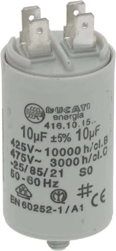CAPACITOR DUCATI ENERGIA 10µF, 2050610
