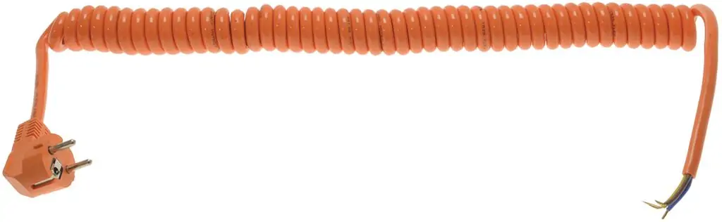SPIRAL CABLE WITH PLUG 500 mm, 3050075