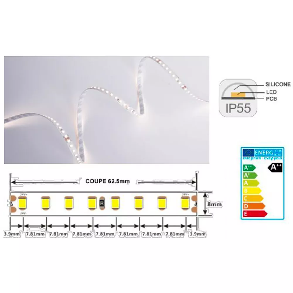 LED STRIP WARM WHITE, 7155551