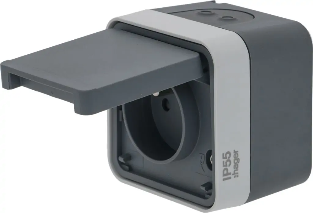 SOCKET 16A 230V 2-POLES + PE NF-USE, 3050186