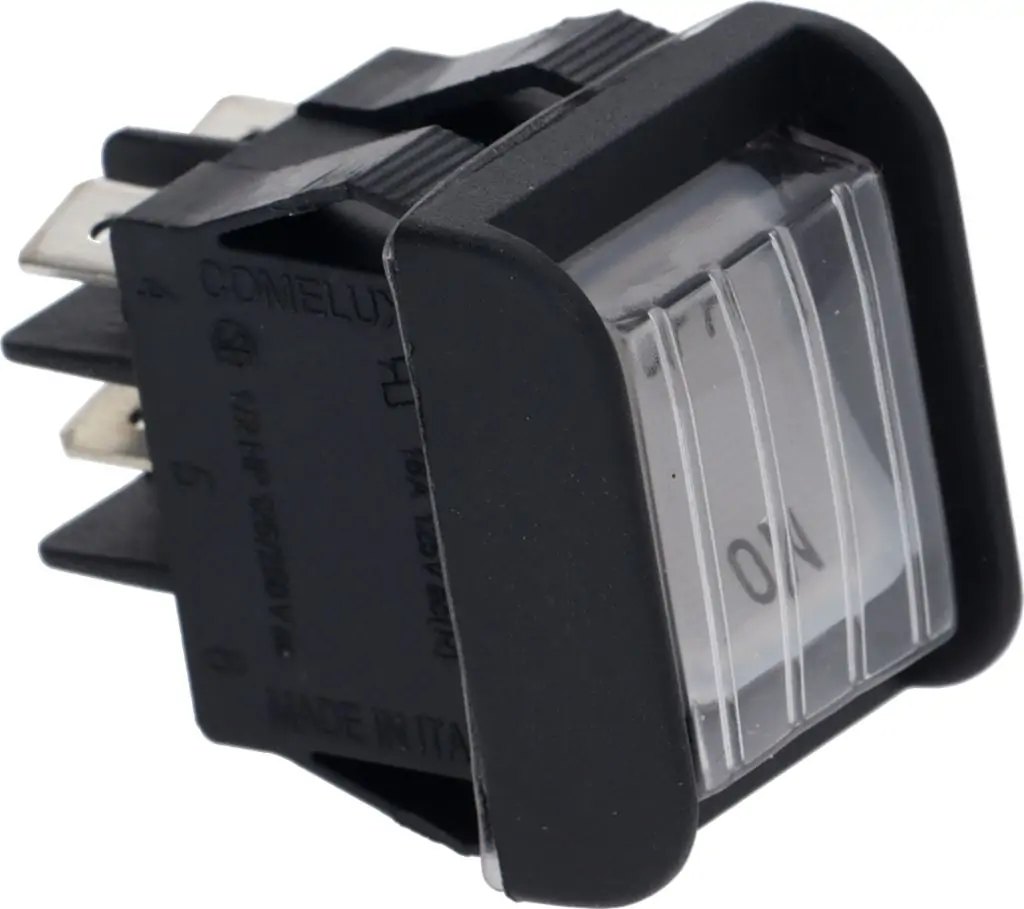 SWITCH 2-POLE WHITE 16A 250V, 19410102