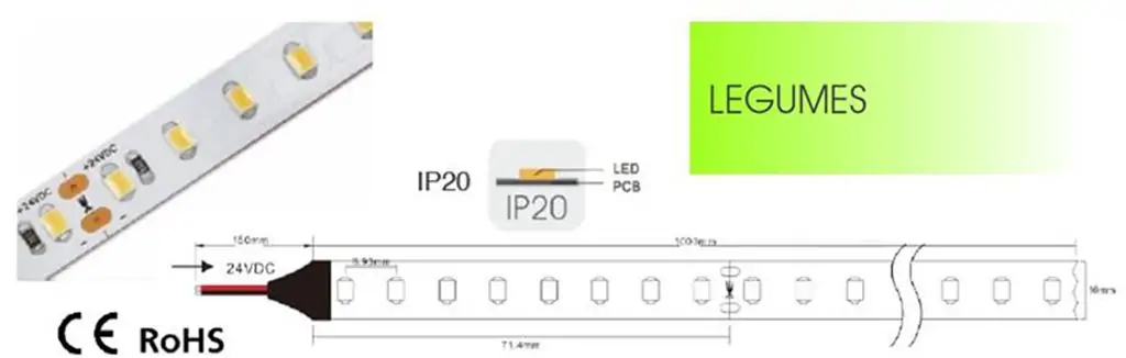LED STRIP 5m 24V 