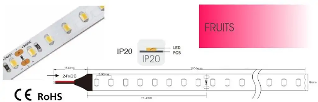 LED STRIP 5m 24V 
